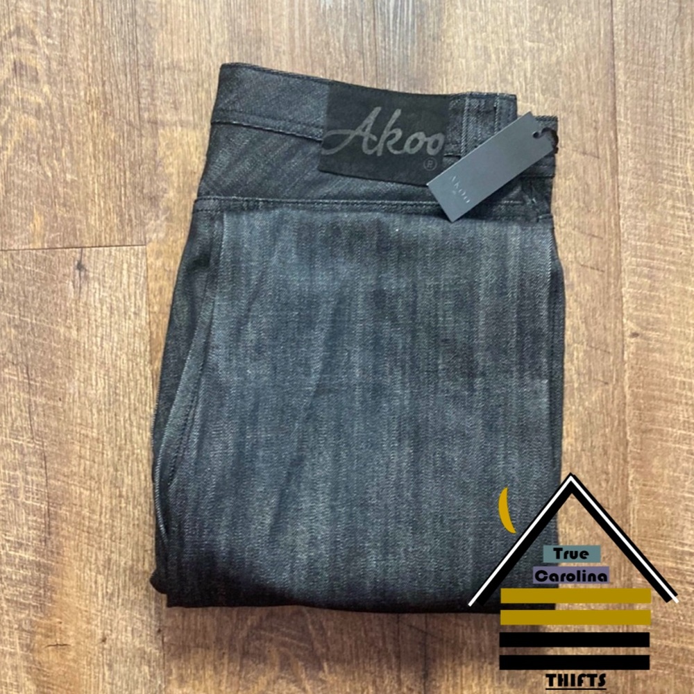 NWT Men’s Akoo Slim Fit Black Jeans SKU #17